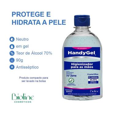 Imagem de Álcool Gel 70% - HandyGel  Higenizador para as mãos