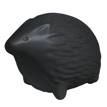 Imagem de Escultura Ouriço Em Cerâmica Preta - Mart, Preto