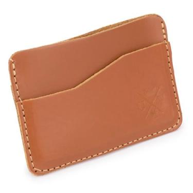 Imagem de Carteira Slim Da Moda Em Couro Espaço Para Notas Cartões Envio Imediat