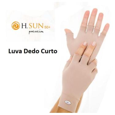 Imagem de Luva Proteção Solar UV FPU50+ Evita Manchas Curta Dedo Curto Famara, G