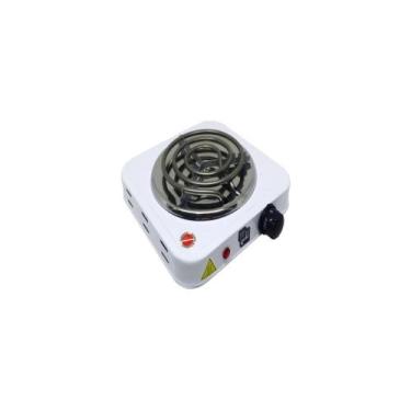 Imagem de Fogao portatil 1000w eletrico fogareiro mini cooktop camping praia pes