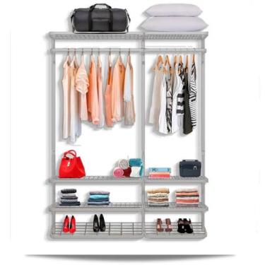 Imagem de Guarda Roupa closet aramado sem portas CLR285 - 1,60m - Casa Expressa
