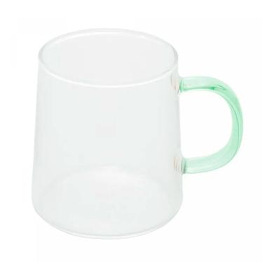 Imagem de Conjunto 2 Canecas de Vidro Borossilicato com Alça Fun Verde 320ml 29346 - Wolff