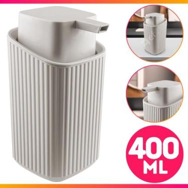 Imagem de Porta Sabonete Liquido Dispenser Álcool Gel Detergente Banheiro Cozinh