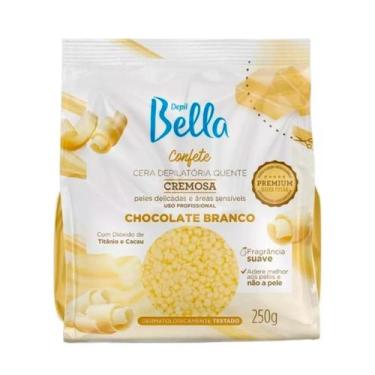 Imagem de Cera Depilatória Confete Chocolate Branco 250g Depilbella