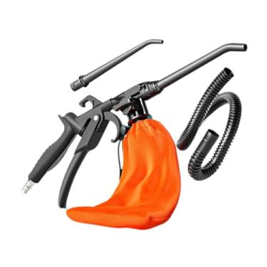 Imagem de MERIGLARE Compressor de ar, soprador, bico de sucção a vácuo, cabo antiderrapante, ferramenta de limpeza pneumática portátil, aspirador de pó industrial, Sem Tubo de Mola