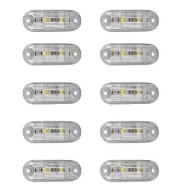 Imagem de Kit 10 Lanternas Placa Bivolt Onibus Caminhão Carreta Van - Indústria 