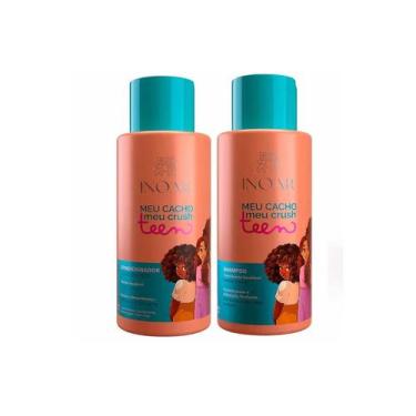 Imagem de Shampoo e Condicionador 500ml - Inoar Meu Cacho Meu Crush Teen