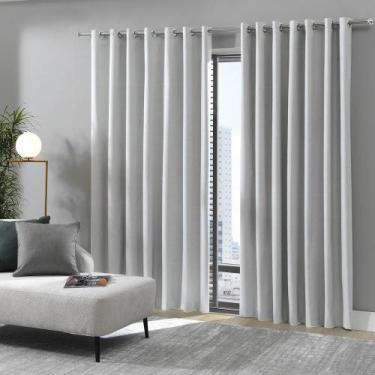 Imagem de Cortina Blackout Döhler com ilhós Cromado Lore D 200cmx230cm - Dohler