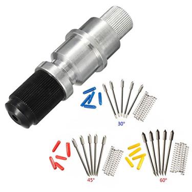 Imagem de Yakamoz CB09 CB09U Graphtec Base de suporte de lâmina com 15 peças Graphtec lâmina cortador de vinil plotter lâminas de corte 30/45/60 graus