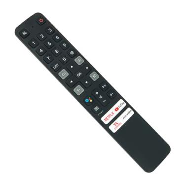 Imagem de Controle remoto RC901V FMRG de substituição por voz compatível com TCL 4K Smart Android/Google TV 65P8S 50P8S 2S60A 32P30S 40S65A 49P30FS 43P30FS 43S6500 32S6500S 50P8 65P8 43TTT 8 50T 8 55T8 65T8