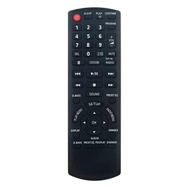 Imagem de Controle remoto de substituição N2QAYB001101 compatível com o sistema de áudio HiFi Panasonic SC-PMX80 SC-PMX82 SC-PMX84 SC-PMX94EG-K SC-PMX94 SB-PMX70 SC-PMX92 SC-PMX90 SA-PMX90 SC-PMX90 0K SC-PQ