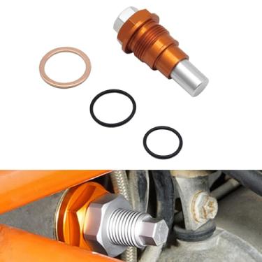 Imagem de REWOLFNUS Ajustador de tensor manual de motocicleta para SXF EXCF XCF SMR FE FC FX FC 250 350 400 450 500 MC 250F/350F EC 250F/350F (laranja)