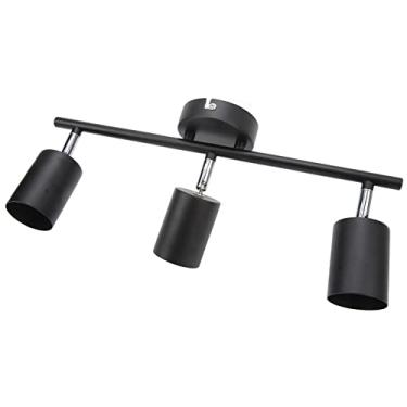 Imagem de Kit de Iluminação de Trilho de LED, Kit de Luz de Trilho de LED de Teto, Kit de Iluminação de Trilho de 3 Luzes Spotlight Com 3 Luzes Luz Rotativa Flexível para Cozinha, Sala de