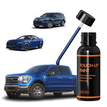 Imagem de XTryfun Tinta de retoque azul Atlas B3 para Ford, kit de reparo de arranhões de carro DIY, tintas automotivas, reparo rápido e fácil de arranhar para F-150/Mustang/Escape/Bronco/Responder/Explorer