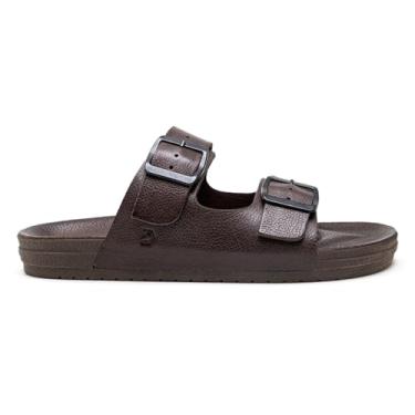 Imagem de Sandália de Couro Democrata Masculina Easy Weekend Café 514101-002 43