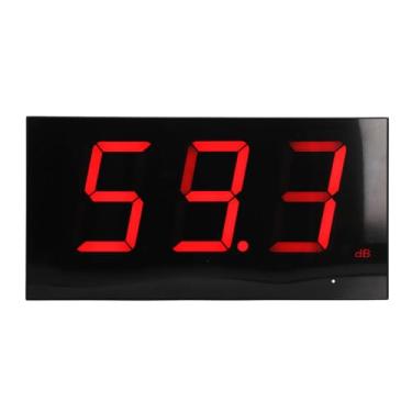 Imagem de Medidor de Decibéis Montado na Parede Com Ampla Faixa de Medição, Medidor de Nível de Som Pendurado na Parede USB para Monitoramento de Ruído, Medição de Ruído Em Decibéis do