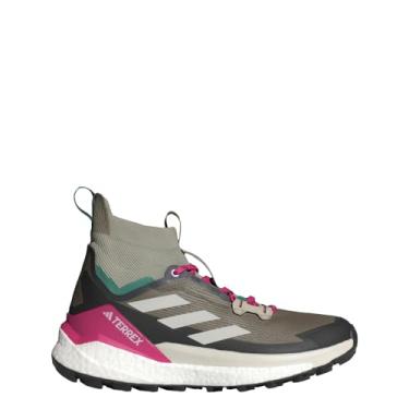 Imagem de adidas Tênis masculino Terrex Free 2 para caminhada - Verde, Trace Cargo/Talc/Magenta Real, 42