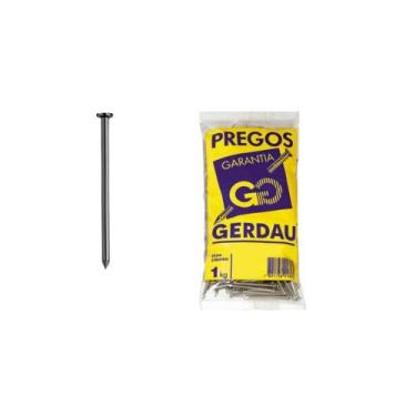Imagem de prego gerdau 16x24 com cabeça 1 kilo