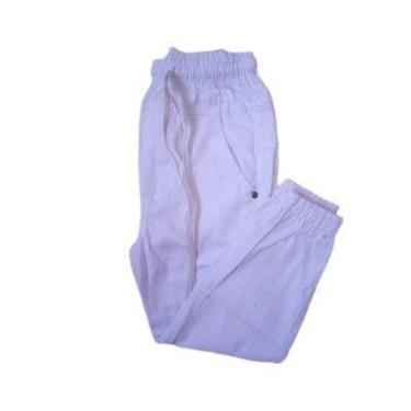 Imagem de Calça infantil Masculino Jogger Sarja - NoBrand, Branco, 6