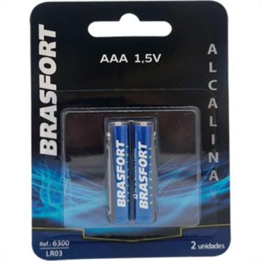 Imagem de Pilha Brasfort Alc Palito Aaa C/02 - BRASFORT ELETRICA