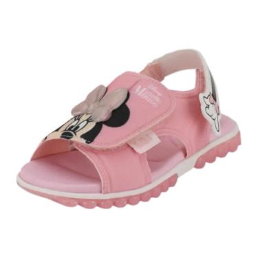 Imagem de Sandália Infantil Menina Conforto Roller Minnie Bibi