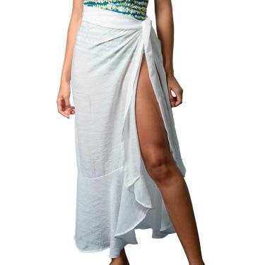 Imagem de Canga Jade Longa Off White-Feminino