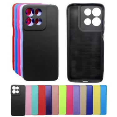 Imagem de Capa Aveludada Proteção Capinha Para Moto G75 Silicone - Mustangshop, 