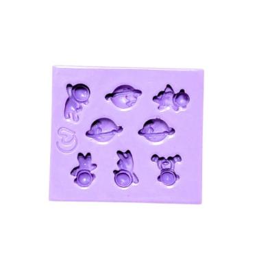 Imagem de F1831 molde de silicone astronauta confeitaria biscuit - Confeitaria d