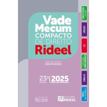 Imagem de Vade Mecum Compacto De Direito Rideel - 2025
