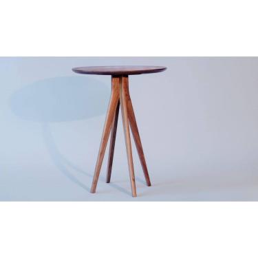 Imagem de Mesa Bar Hill Tampo MDF Cinamomo E Pés Em Madeira Maciça