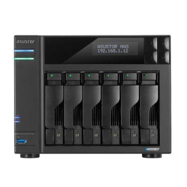 Imagem de Storage NAS Asustor Lockerstor 6 Gen2 AS6706T Intel Celeron N5105 6 Ba