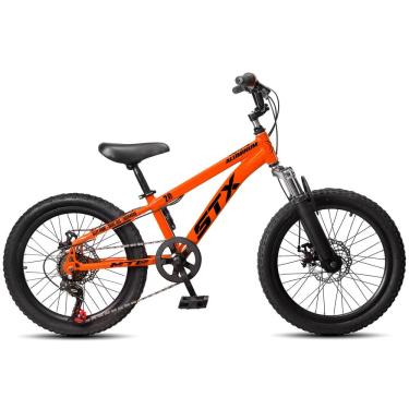 Imagem de Bicicleta MTB Aro 20 STX Alumínio 6 Marchas Freio a disco e Suspensão