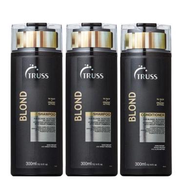 Imagem de Truss Blond Kit 2 Shampoo e 1 Condicionador 300ml