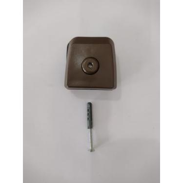 Imagem de 1329 SUPORTE DE CENTRO PARA VIDRO, GUARDA CORPO, SACADA- HELA (Marrom)