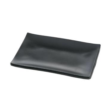 Imagem de Prato de restaurante de panela quente estilo japonês, prato de churrasco de porcelana fosca preta - 886