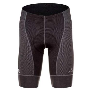 Imagem de Bermuda Ciclismo Masculina Mauro Ribeiro Carbon 2.0 Mtb Speed Forro Airmash Alta Performance