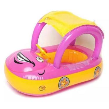 Imagem de Bóia Inflável Buggy Carrinho Para Bebês Com buzina Infantil - 3M