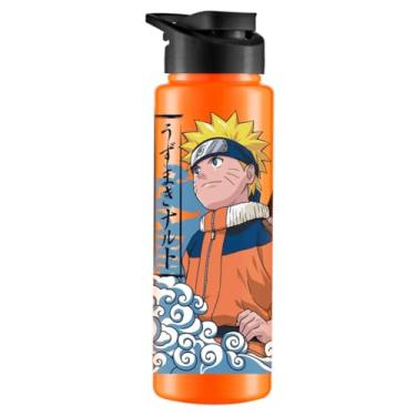 Imagem de Garrafa Agua Squeeze Naruto 750 ml BPA FREE Livre Substancias Toxicas Escola Academia