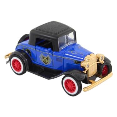 Imagem de Miniatura Carrinho Antigo de Metal Ford Bigode Azul 1929