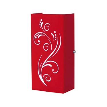 Imagem de Luminária Arandela Florata 1 Lamp E27 Vermelho