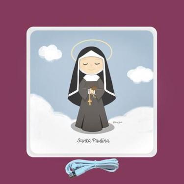 Imagem de Mini Luminária Box Santa Paulina USB - DECORFUN