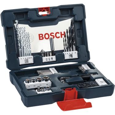 Imagem de Jogo de Brocas Soquetes e Bits Kit V-Line 41 peças Bosch