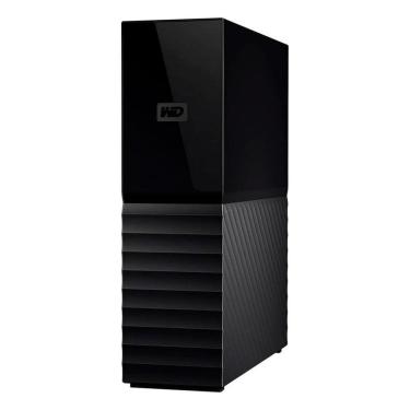 Imagem de HD Externo Western Digital 10TB My Book Desktop 3.5 USB 3.0 com Fonte Preto - WDBBGB0100HBK-NESN
