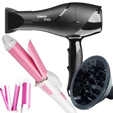 Imagem de Secador De Cabelo Taiff 1700w Ions Profissional Ar Quente Frio Preto D