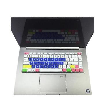Imagem de Conjuntos de acessórios de computador 2pcs capa de teclado de sete cores para 15.6 polegadas xiaomi laptop notebook acessórios multicoloridos