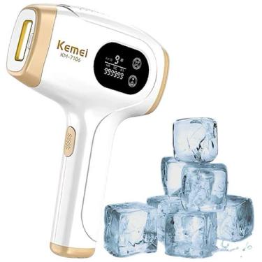 Imagem de Depilador Luz Pulsada IPL Kemei Sensação Gelo Depilação Lase - DM.ECOM