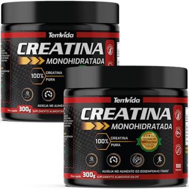 Imagem de Kit 02 Creatinas 300g Monohidratada 100% Creatina PURA Tem Vida