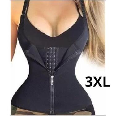 Imagem de Cinta Modeladora Dupla Ajustável Feminina Alça Reduz e Afina Cintura -