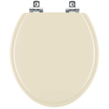 Imagem de Assento Sanitário Com Amortecedor Convencional Oval Creme Para Vaso Deca